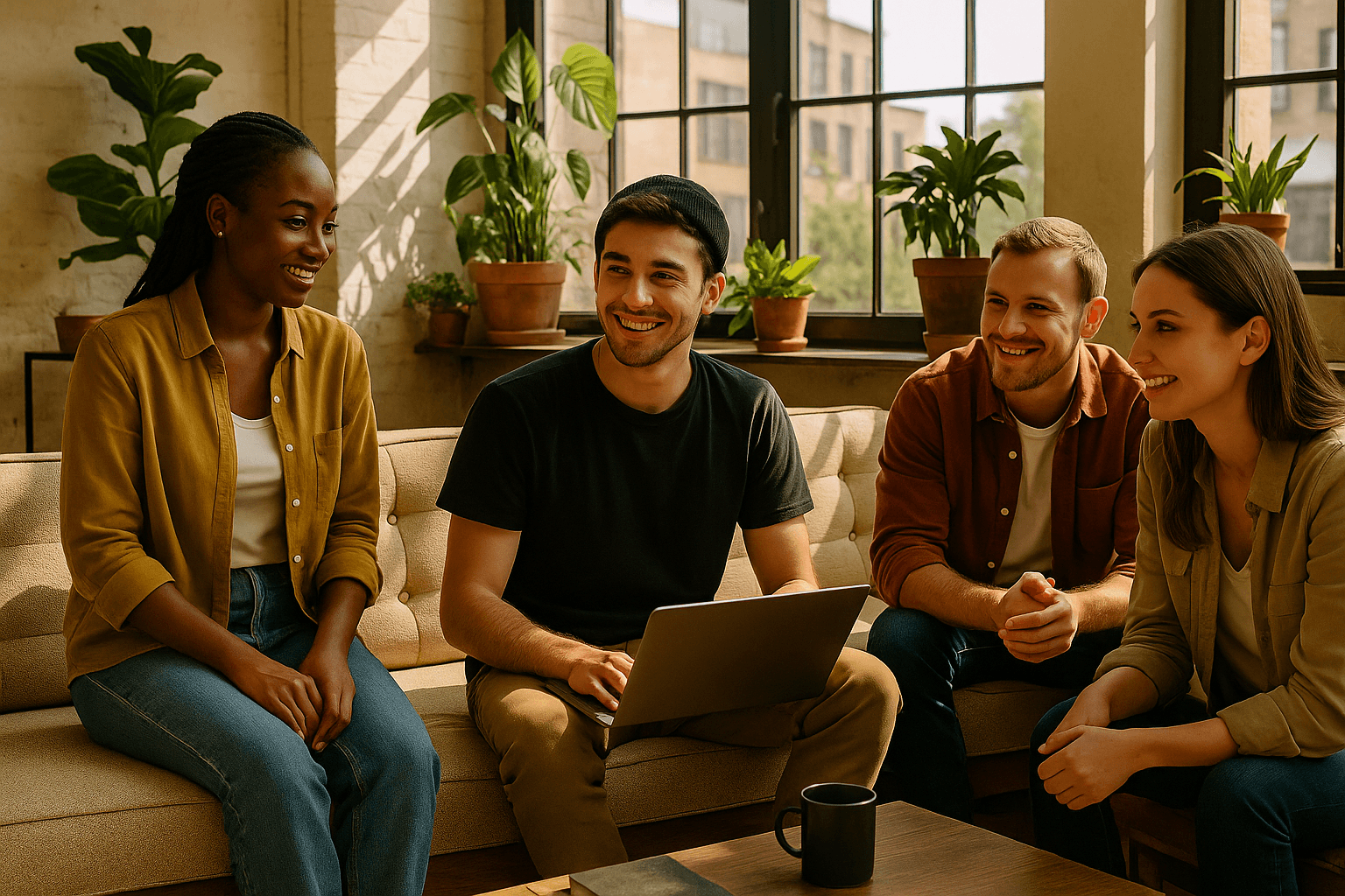 Illustration of a friendly support person assisting with SaaS migration